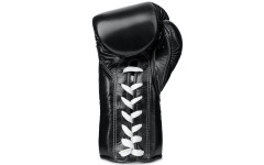 Боксерские перчатки на шнурке Fairtex BGL7 black 10 oz Боксерские перчатки на шнурке Fairtex BGL7 black 10 oz