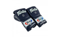 Перчатки боксерские на шнурке Fairtex BGL7 blue 10 oz Перчатки боксерские на шнурке Fairtex BGL7 blue 10 oz