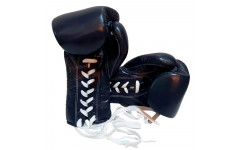 Перчатки боксерские на шнурке Fairtex BGL7 blue 10 oz Перчатки боксерские на шнурке Fairtex BGL7 blue 10 oz