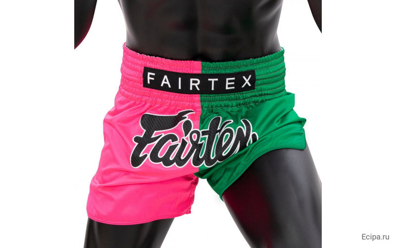 Шорты для бокса Fairtex BS1911 (розовый-зеленый) S